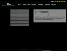 Tablet Screenshot of cristalpalace.com