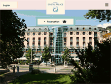 Tablet Screenshot of cristalpalace.cz
